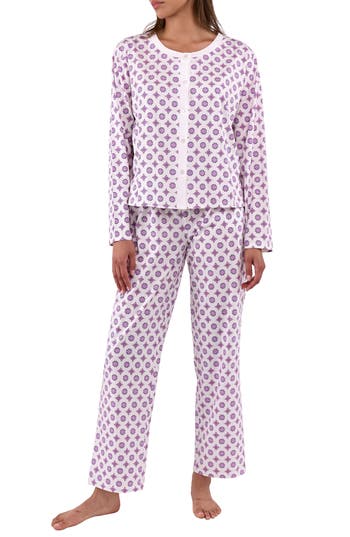 Vera Bradley Knit Pajamas In Ivory