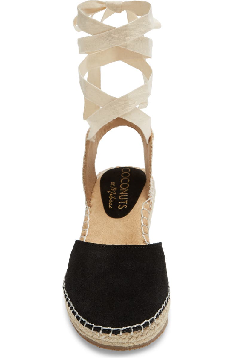 Coconuts by Matisse Firefly Lace-Up Wedge Sandal, Alternate, color,