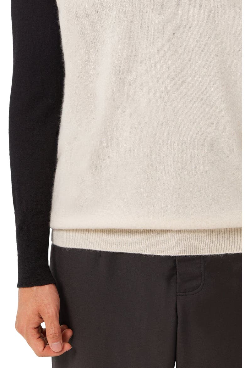 Essential V-Neck Cashmere Vest, Alternate, color, off white