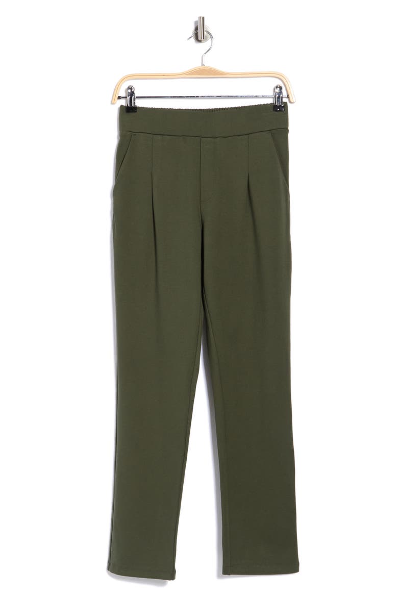 Ponte Ankle Trousers, Alternate, color, EVERGREEN
