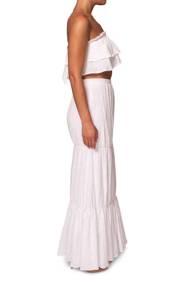 JLUXLABEL By the Sea Strapless Crop Top & Maxi Skirt Set, Alternate, color, 
