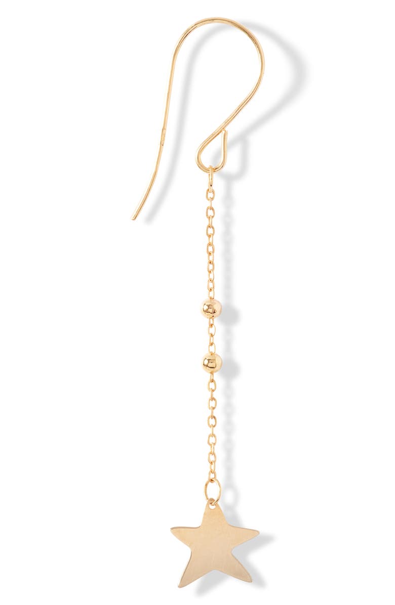 Bony Levy 14K Gold Star Drop Earrings, Alternate, color, Yellow Gold