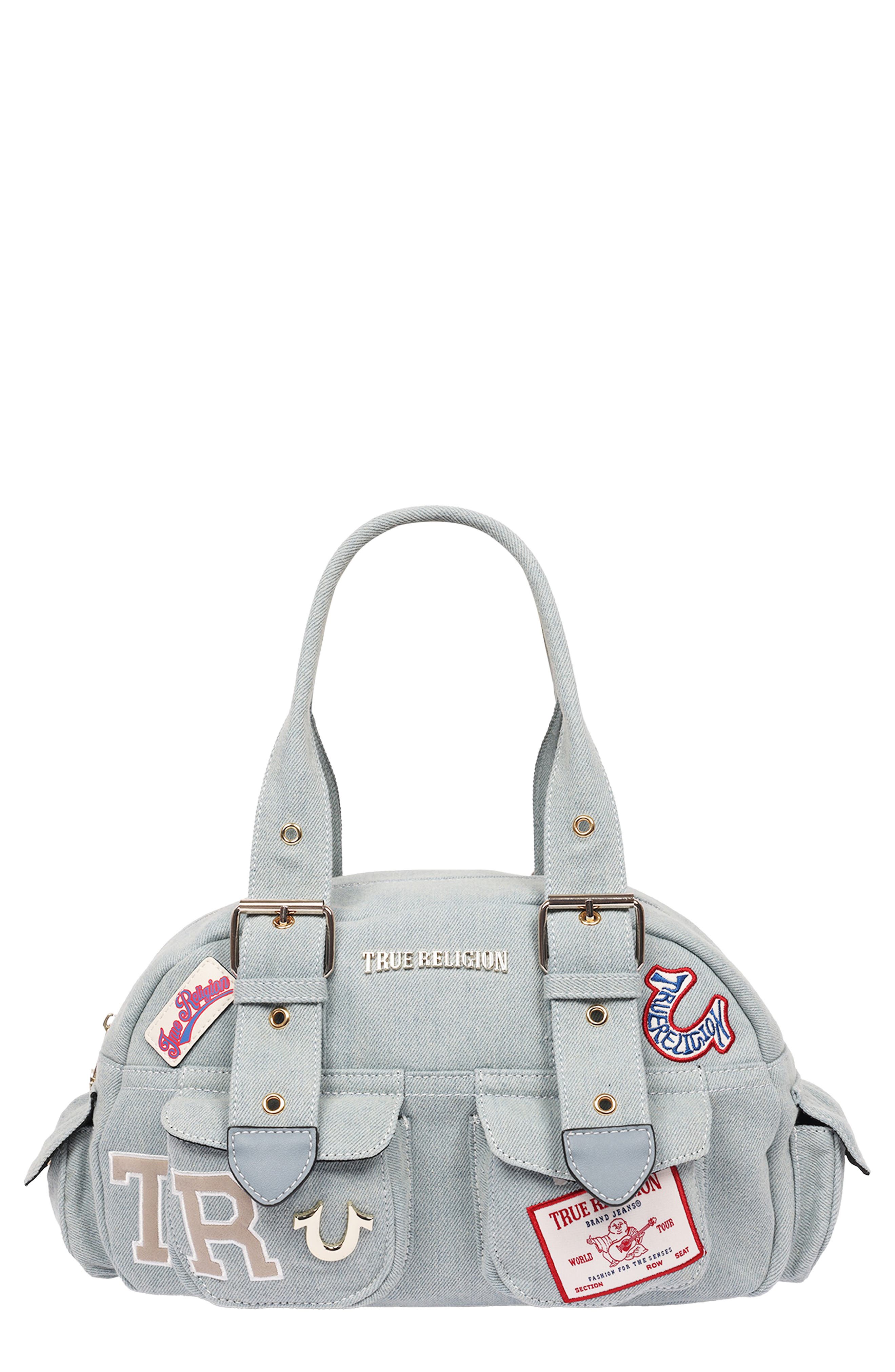 True Religion Multipatch Satchel Bag