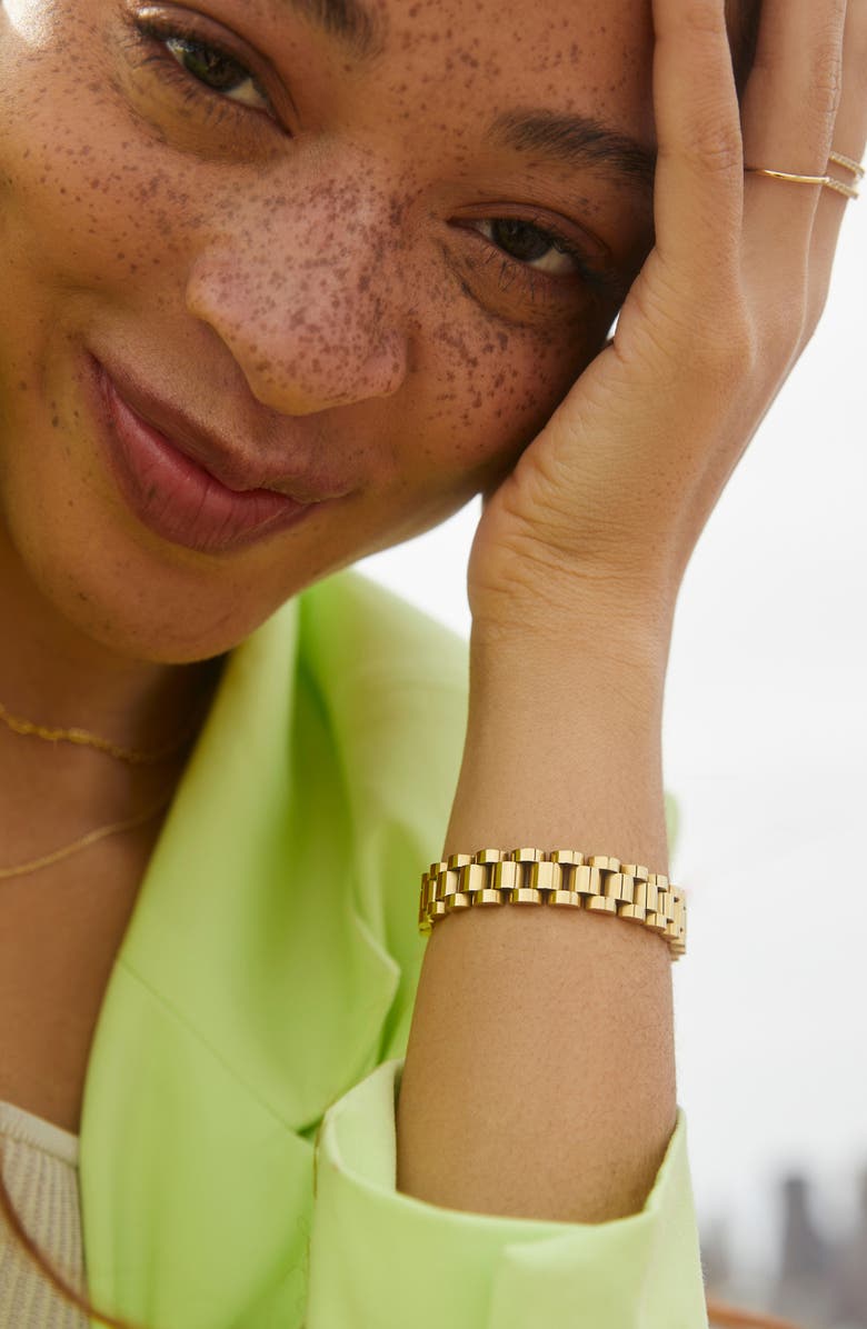 Ana Luisa Ora Bracelet, Alternate, color, Gold