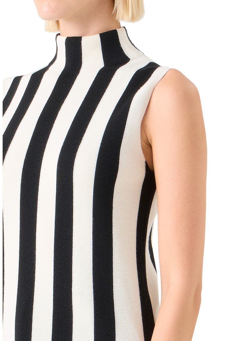 Stripe Virgin Wool Knit Tank, Alternate, color, BLACK-CREAM