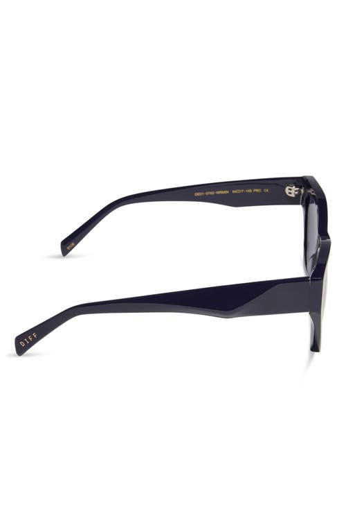 Diff Evie 54mm Cat Eye Sunglasses In Black