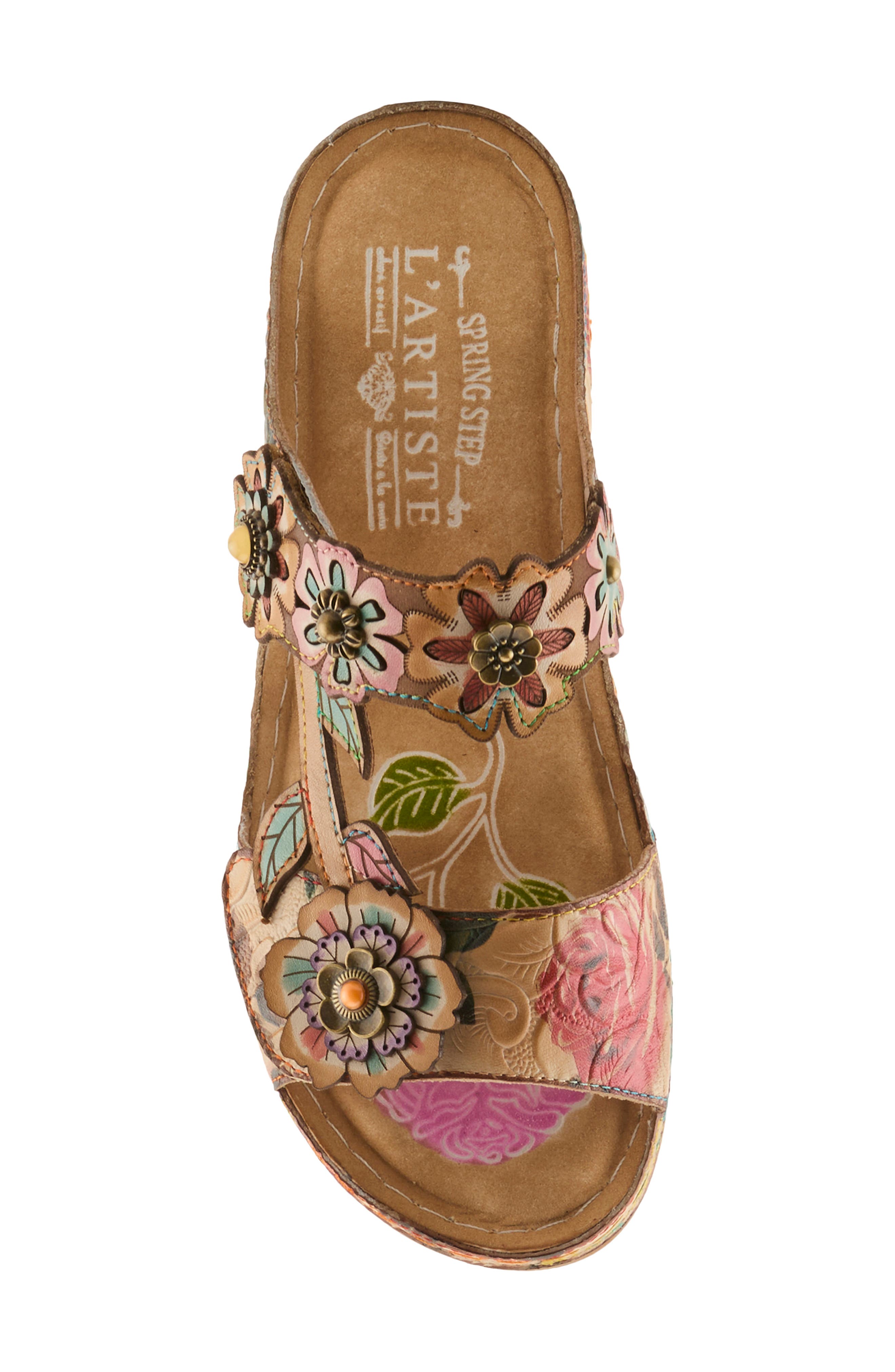L'Artiste by Spring Step Feels Great Sandal, Alternate, color, Beige Multi