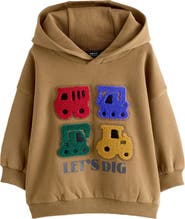 NEXT Kids' Let's Dig Appliqué Hoodie