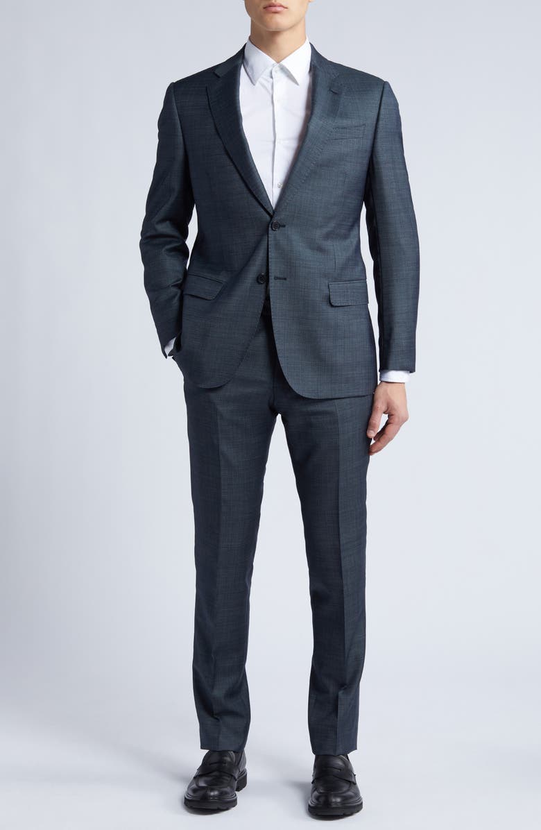 Emporio Armani G-Line Wool Suit, Main, color, 