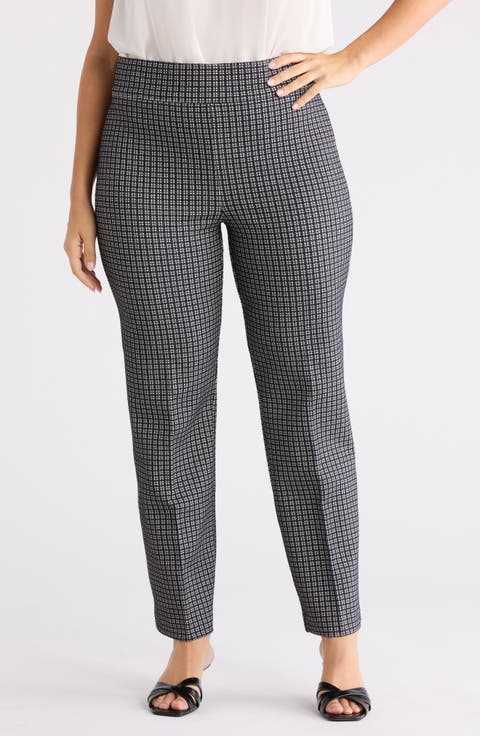 Slim Ponte Knit Pants