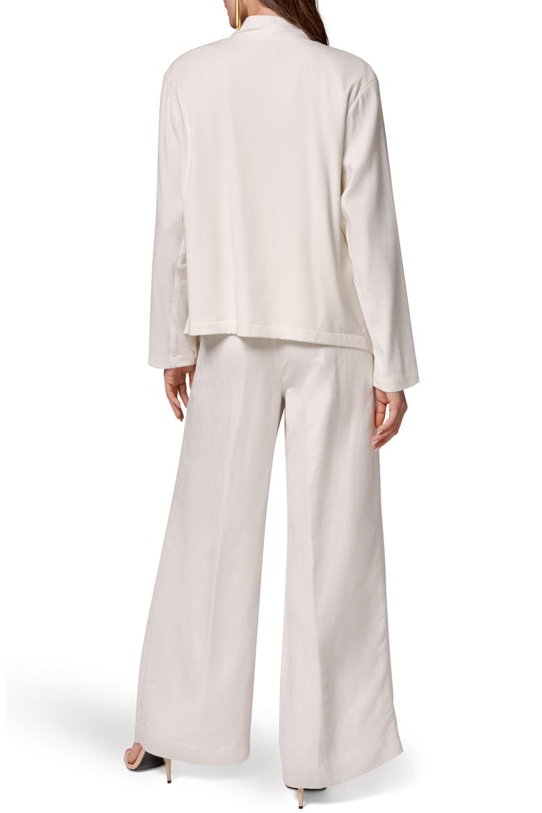 Drape Front Jacket, Alternate, color, CREAM