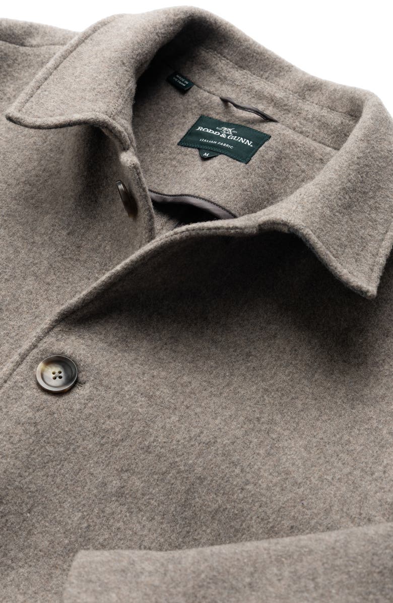 Rodd & Gunn Fitchett Wool Blend Coat, Alternate, color, Natural