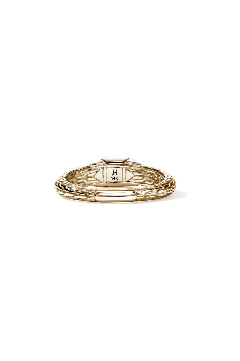 Icon Stud Ring with Pavé Diamonds, Alternate, color, GOLD