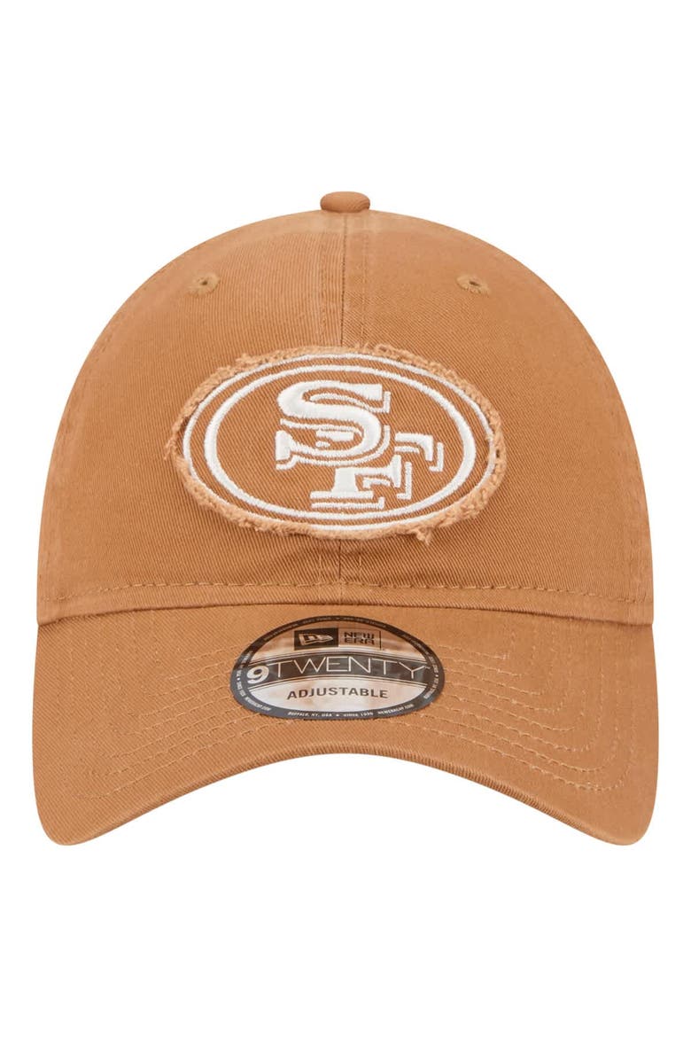 Men's New Era Brown San Francisco 49ers  Stamp 9TWENTY Adjustable Hat, Alternate, color, Brown