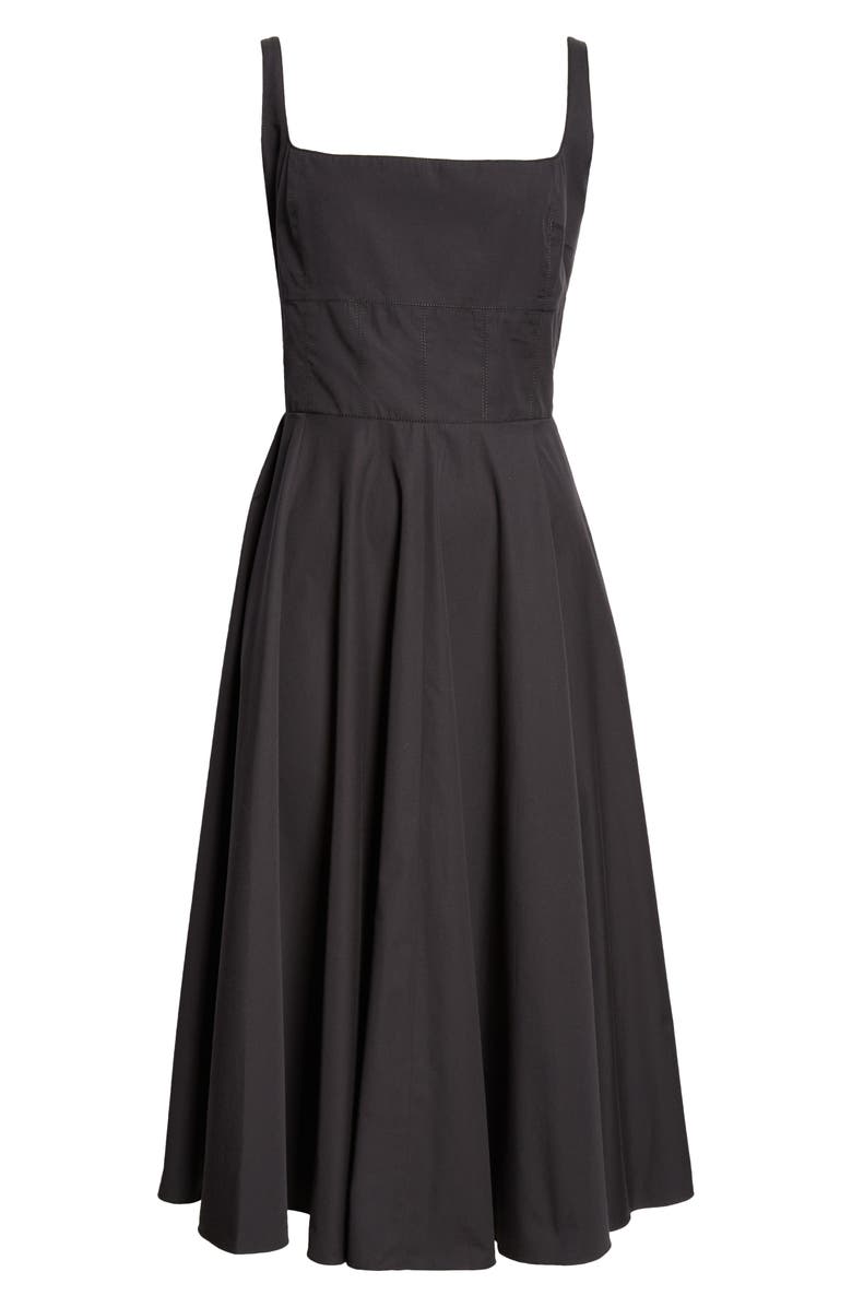 Emilia Wickstead Nikush Cotton Midi Sundress, Main, color, 