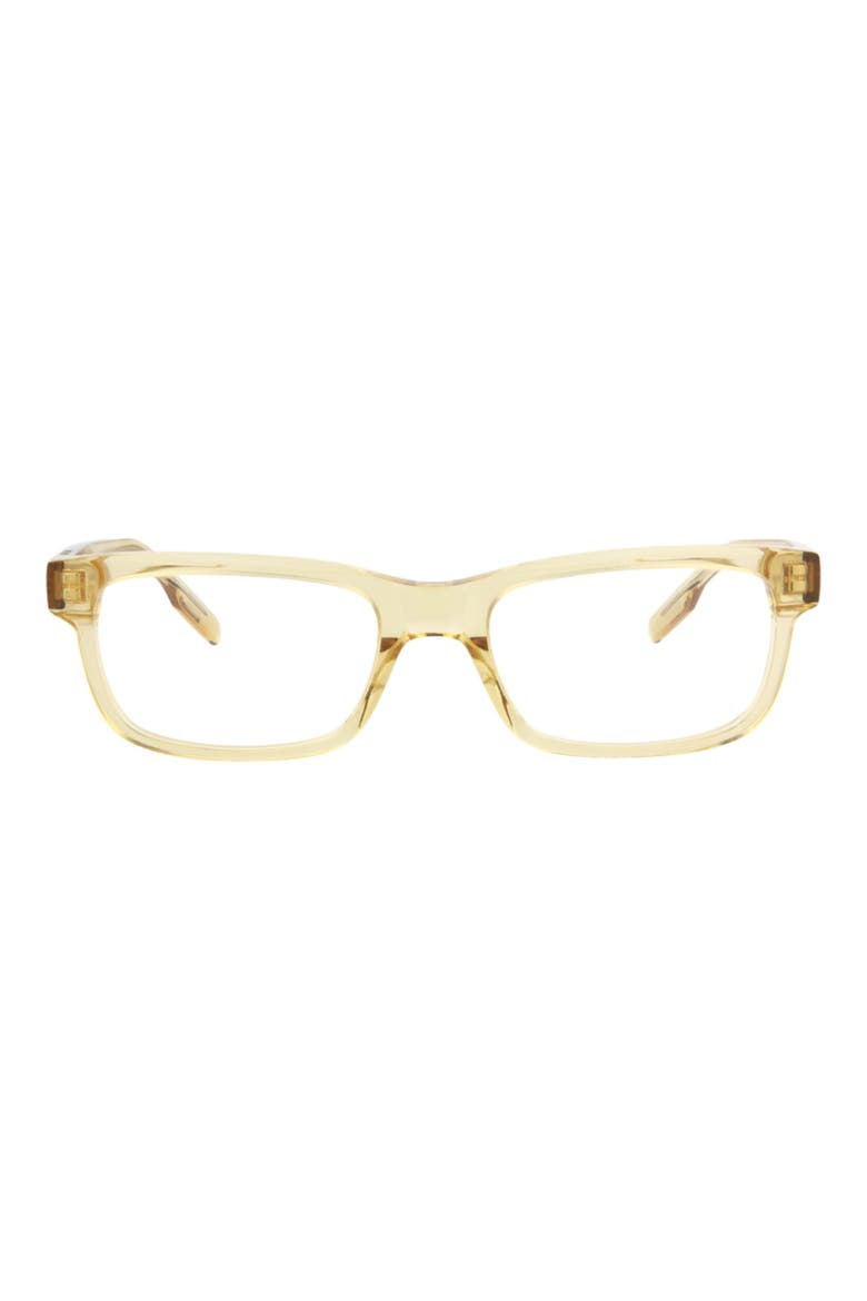 54mm Rectangular Optical Glasses, Main, color, ORANGE TRANSPARENT