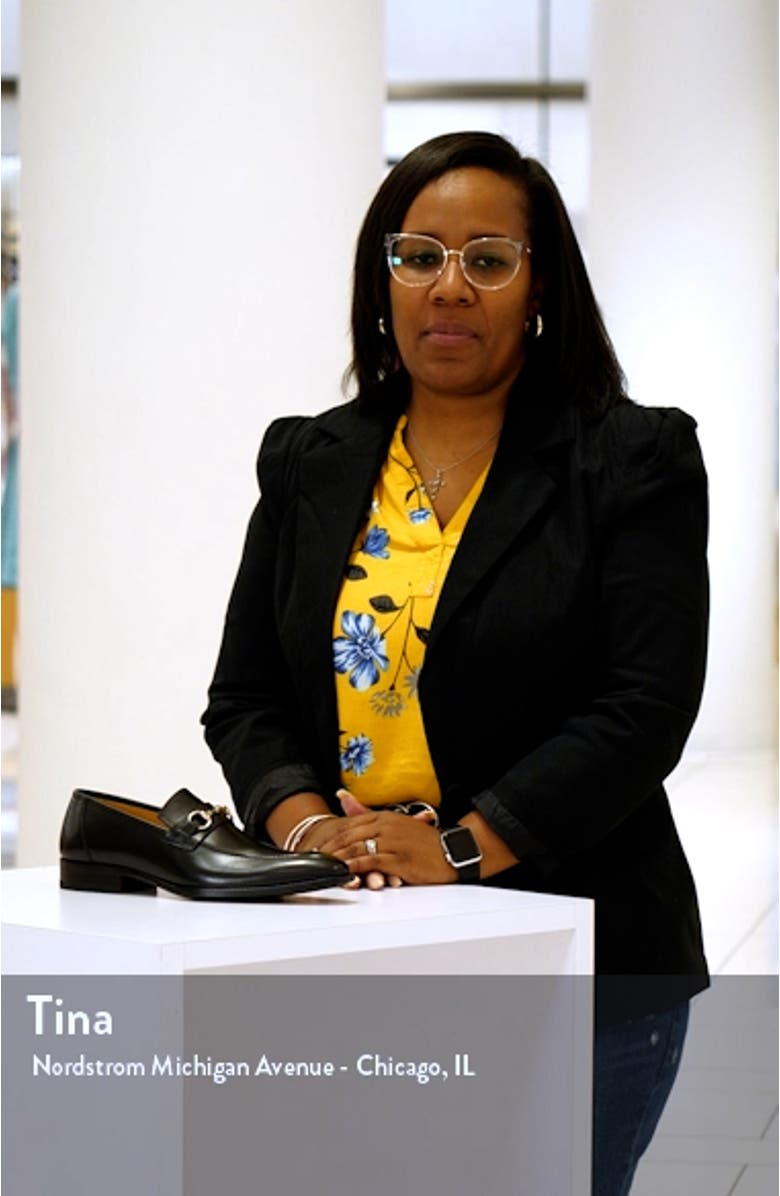 Bit Ornament Leather Loafer, sales video thumbnail