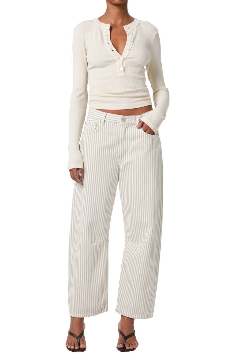 Varra Rib Henley, Alternate, color, DUNE BEIGE