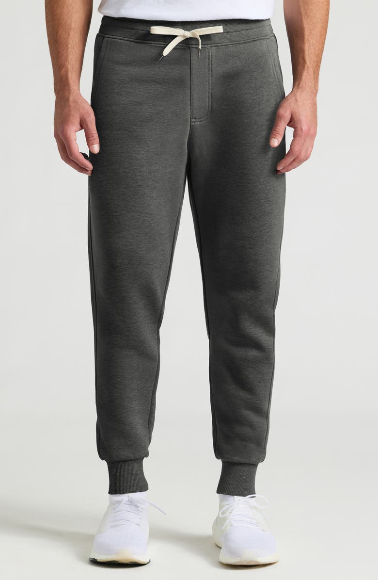 True Classic Fleece Joggers, Main, color, Charcoal Heather Gray