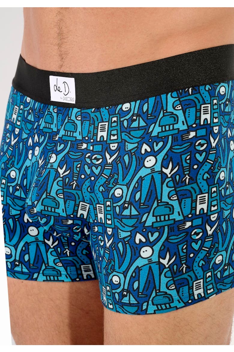 Voyages Boxer Briefs, Alternate, color, Blue Print