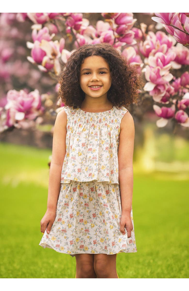 Mabel + Honey Audrey Sleeveless Dress, Alternate, color, Floral, Beige