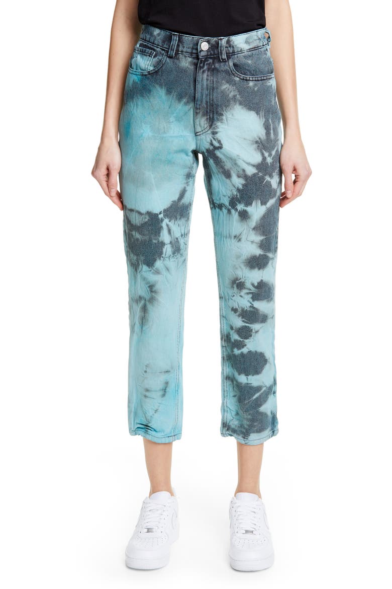 Ashley Tie Dye Jeans, Main, color, BLUE TIE-DYE