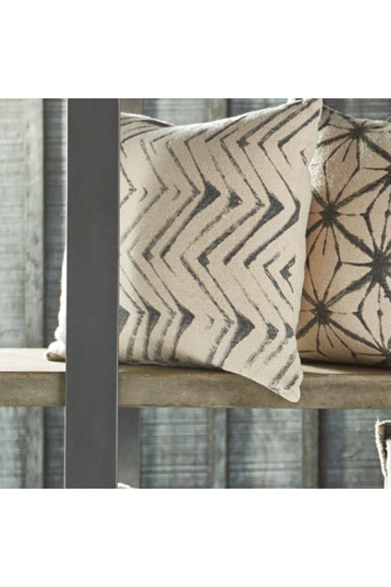 Semere Square Throw Pillow, Alternate, color, Gray