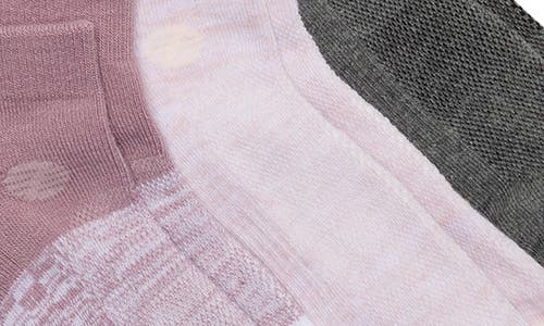 Z By Zella 3-pack Sport Back Tab Socks In Multi