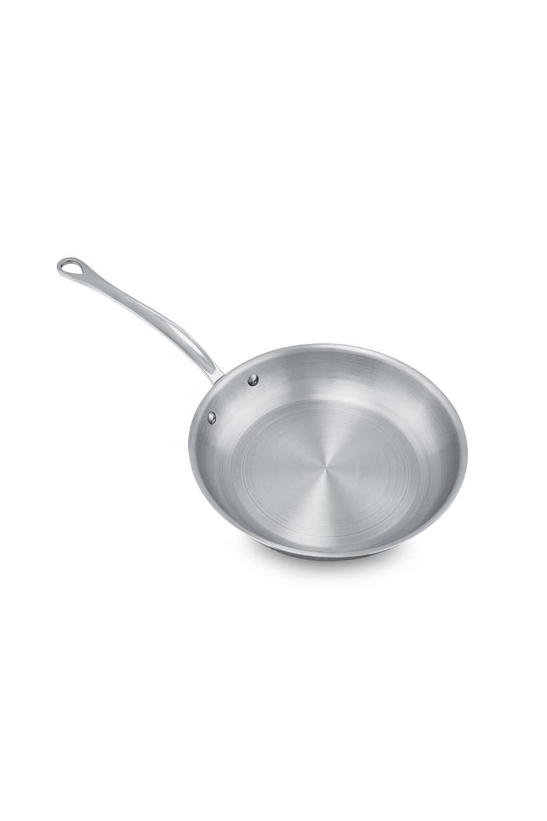 M'Cook 11.8 Inch Stainless Steel Round Frying Pan, Alternate, color, Silver