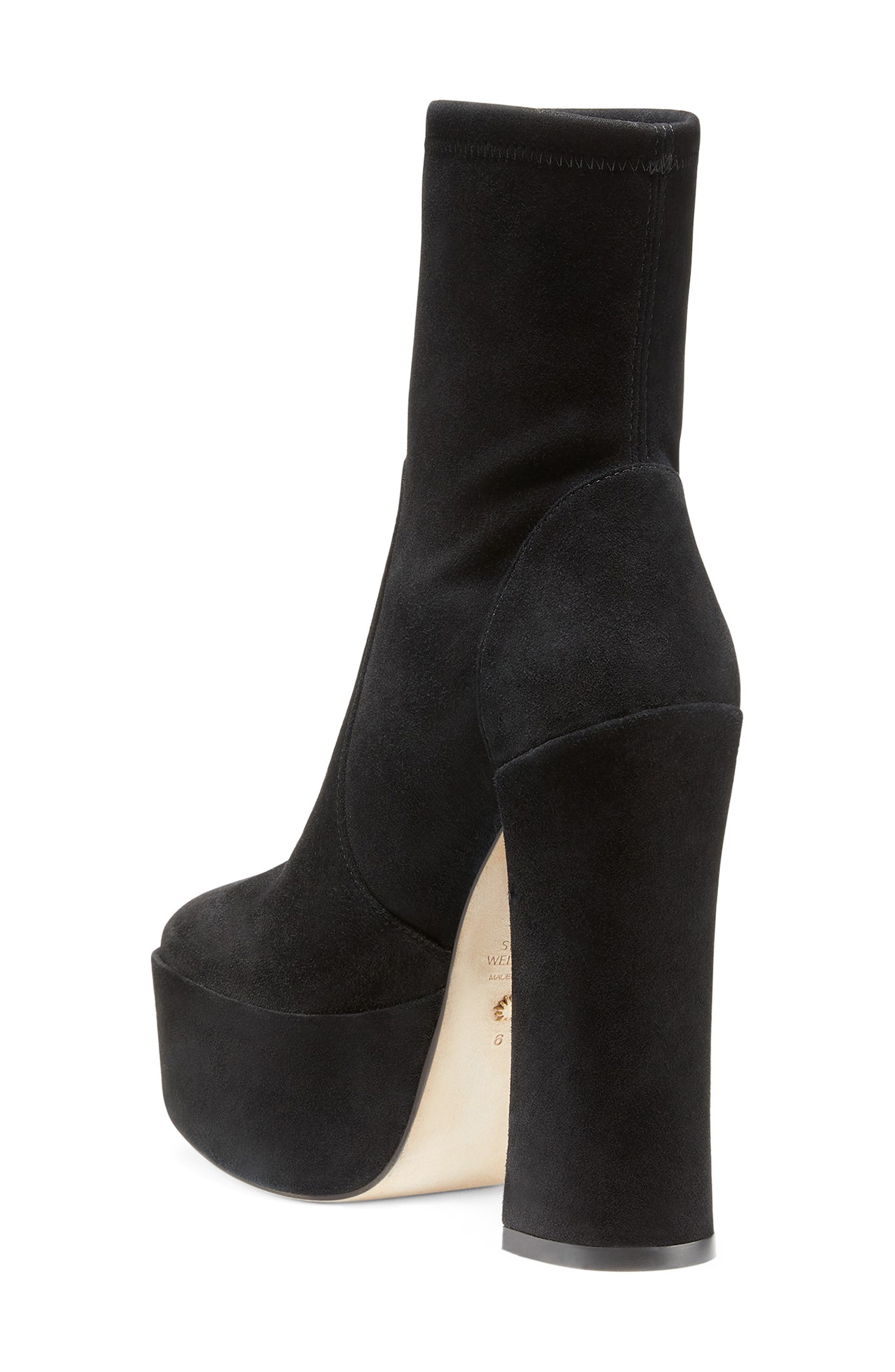 Stuart Weitzman Skyhigh 145 Stuart Platform Boot, Alternate, color, 