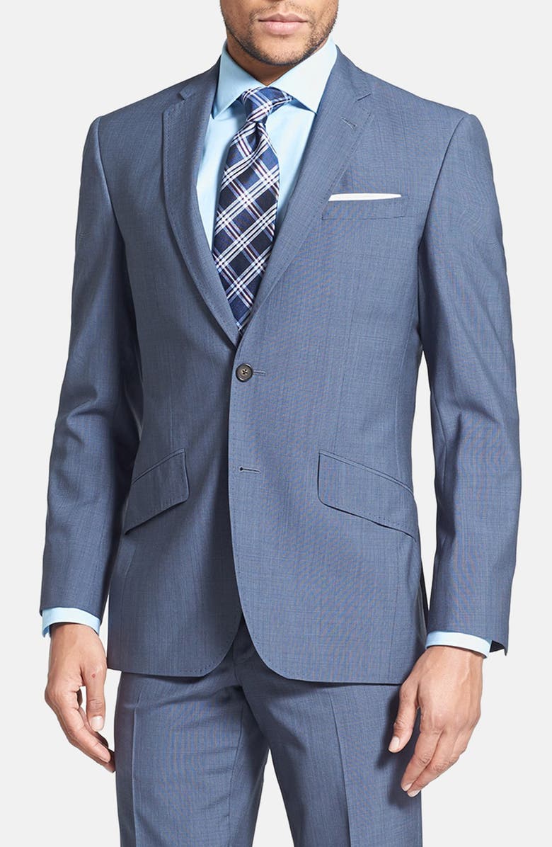 Ted Baker London 'Jones' Trim Fit Check Suit, Alternate, color,