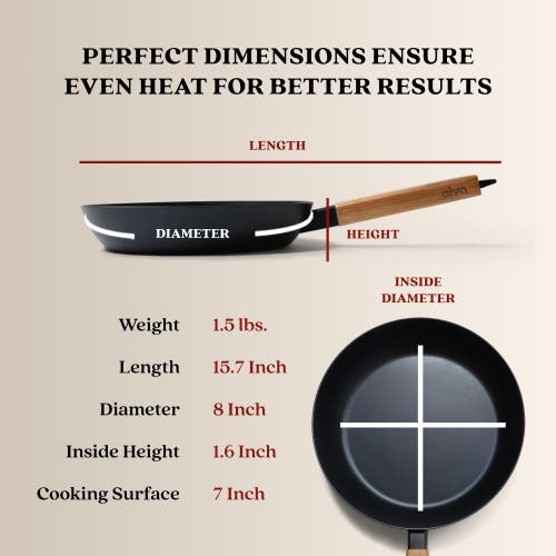 Alva Forest 8in Carbon Steel Frying Pan