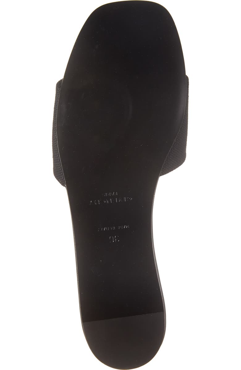 Givenchy 4G Flat Slide Sandal, Alternate, color,