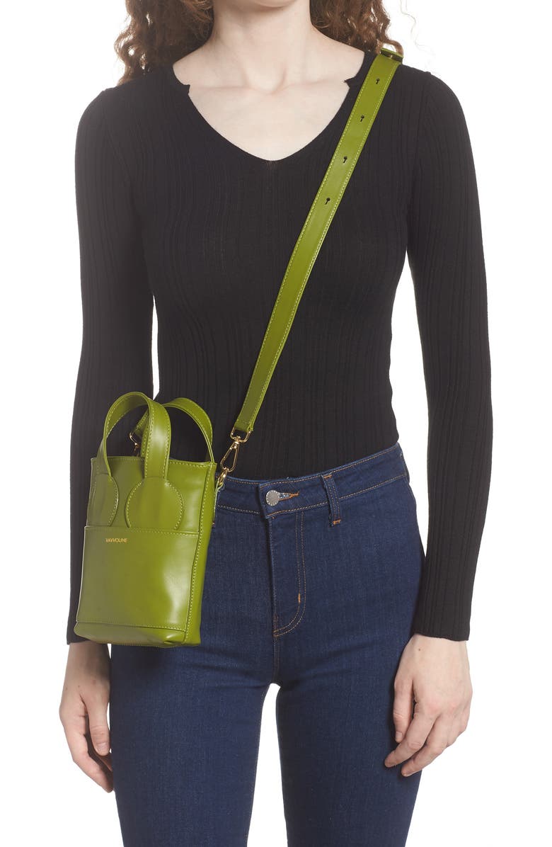 Vavvoune Sunsa Leather Bucket Bag, Main, color,