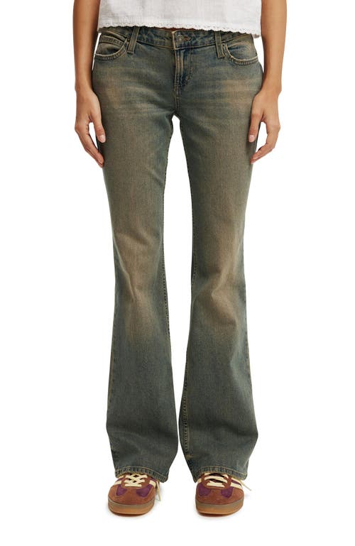 Cotton On Low Rise Bootcut Jean In Sandstorm Blue