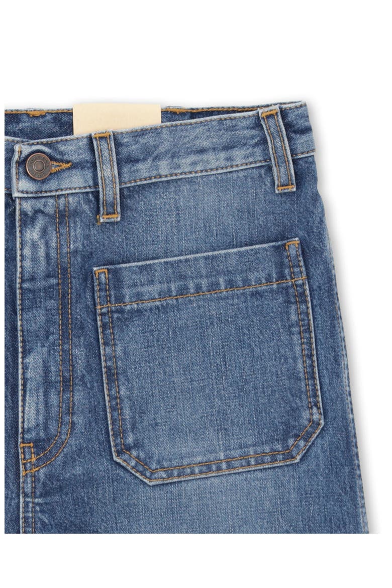 Jane Bootcut Stone Wash Denim Trousers, Alternate, color, BLUE