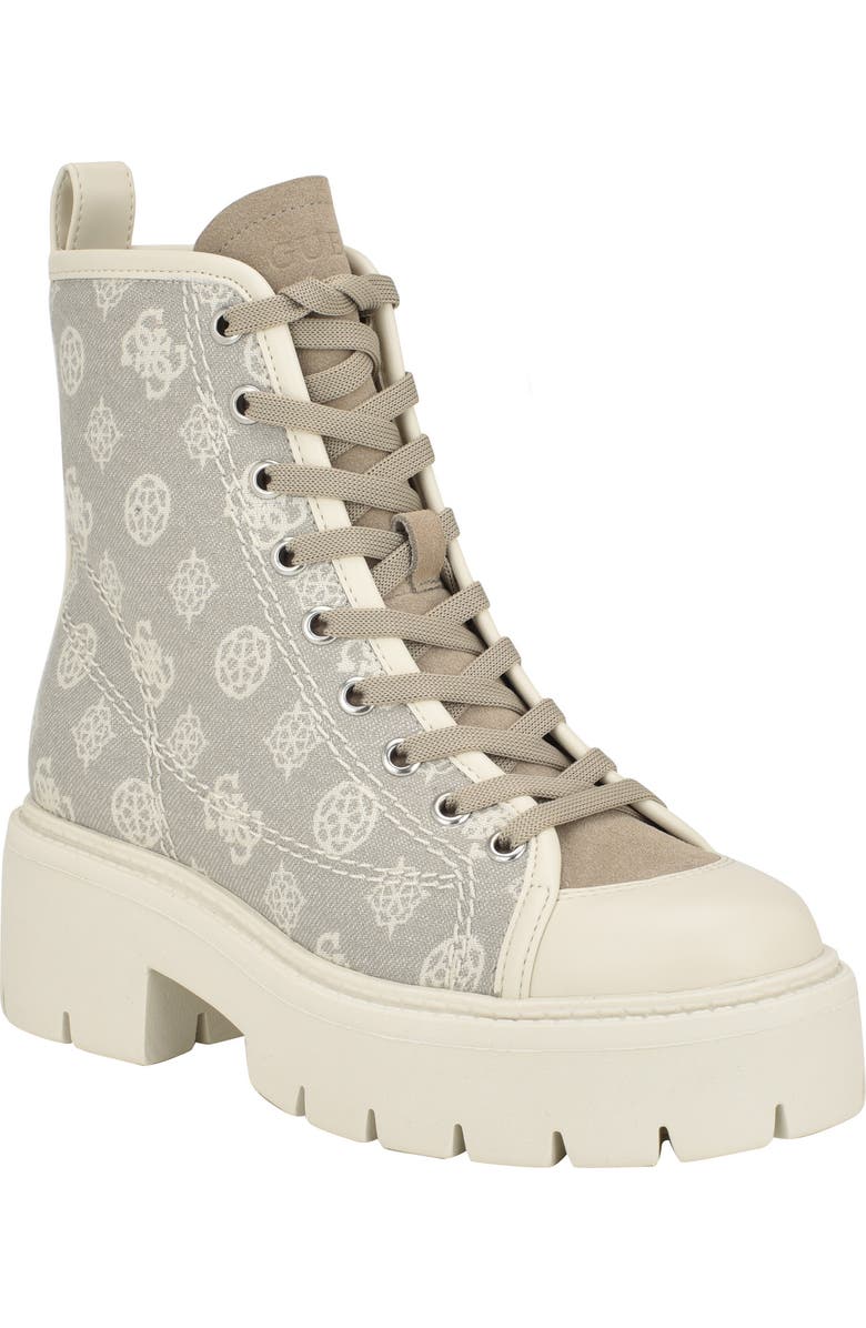 GUESS Shutter Platform Bootie, Main, color,