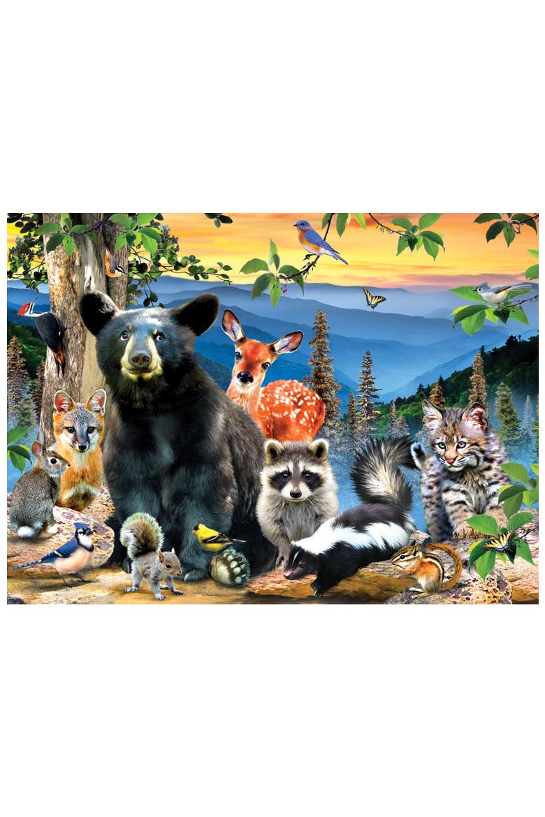 Wildlife of Smoky Mountains 100 Puzzle, Alternate, color, Multicolor