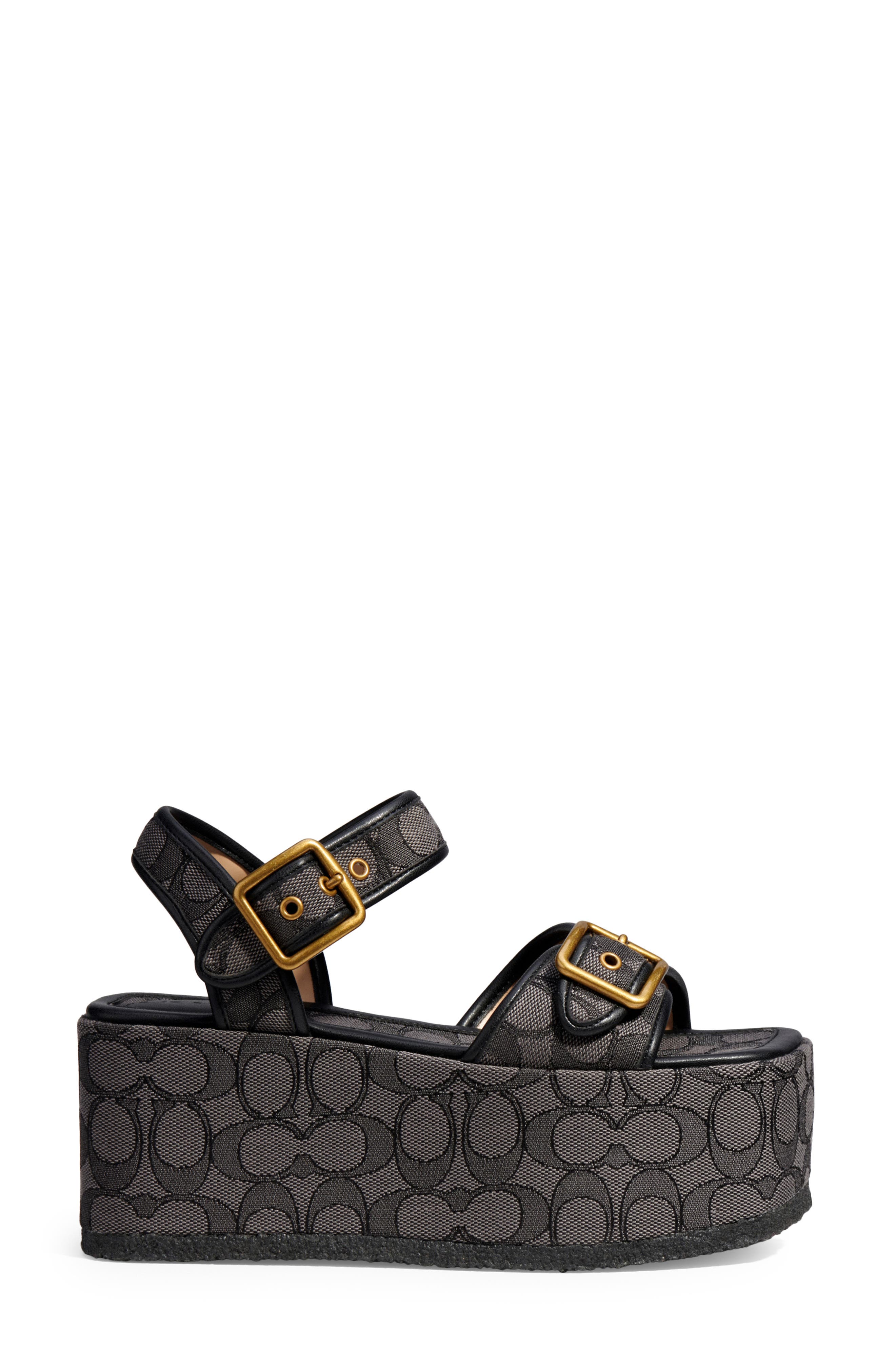 COACH Naomi Platform Sandal, Alternate, color, 