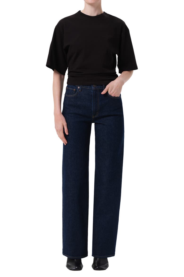 Harper Relaxed Straight Leg Jeans, Alternate, color, REISSUE TRUE INDIGO RINSE