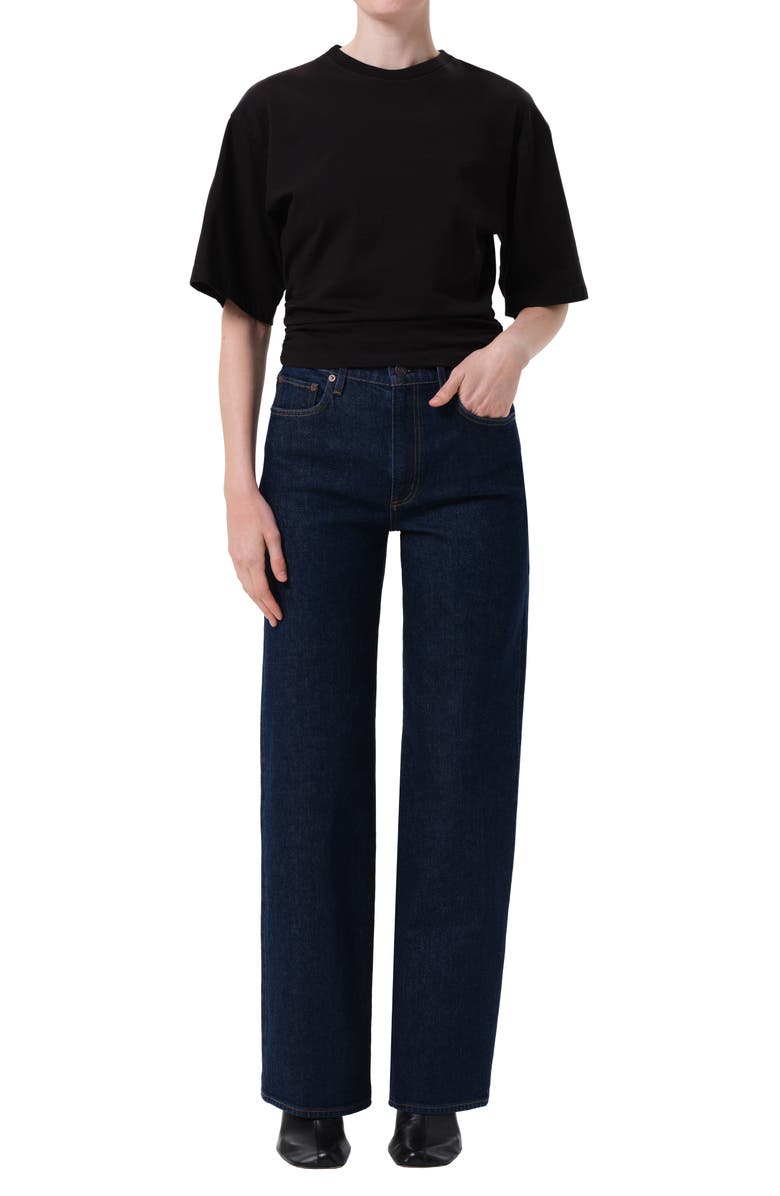 AGOLDE Harper Relaxed Straight Leg Jeans, Alternate, color, Reissue True Indigo Rinse