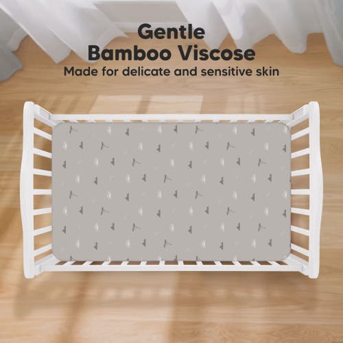 Keababies Isla Fitted Crib Sheets In White