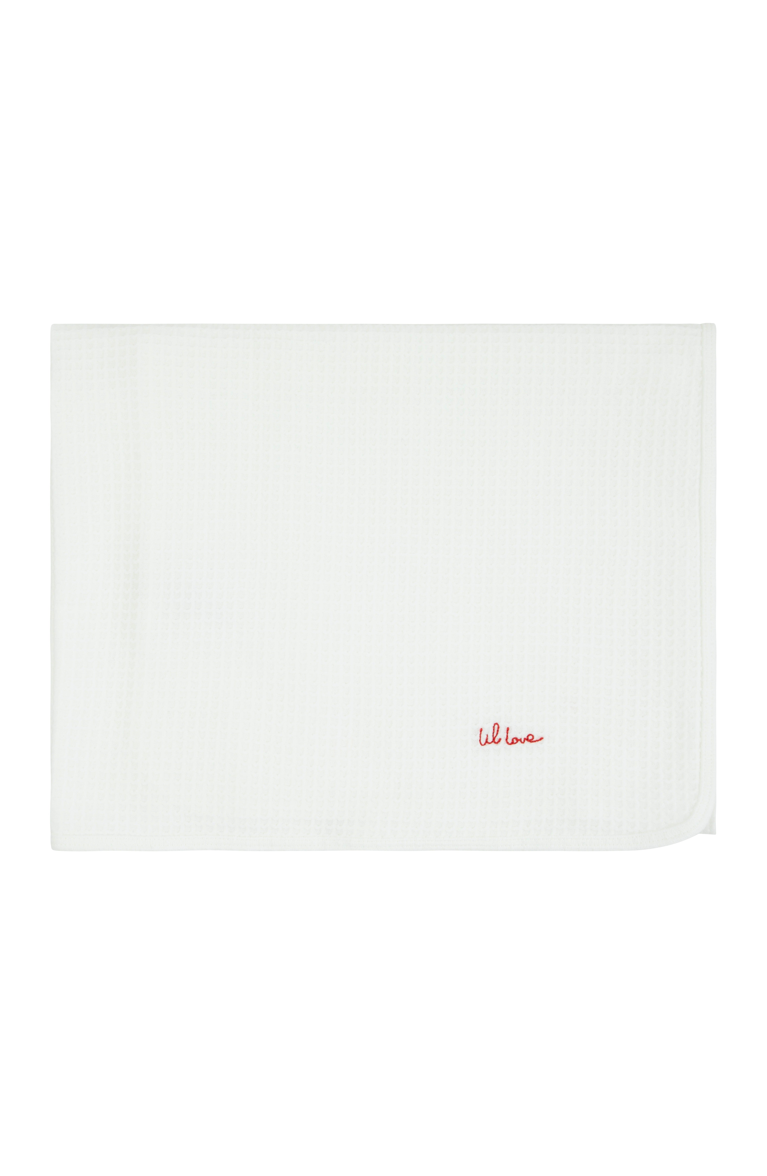 Ivory / Red Embroidery
