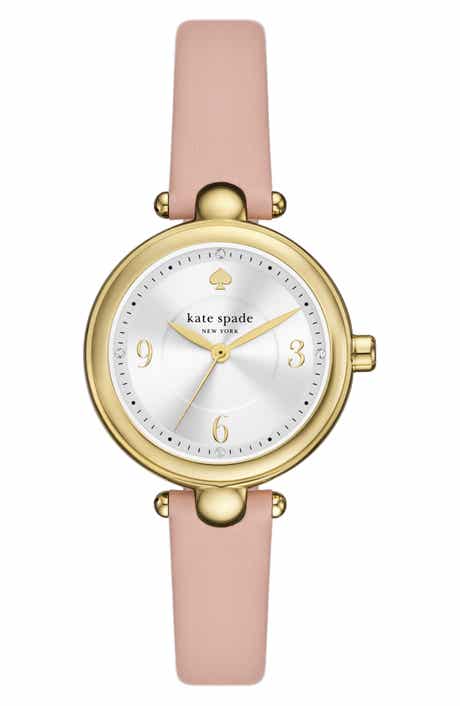 Kate Spade New York gracie leather strap watch, 32mm