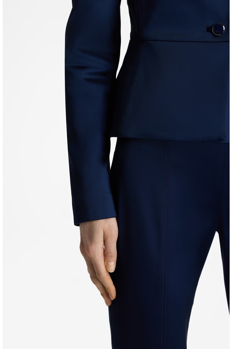 Italian Stretch Satin Ankle Pants, Alternate, color, ROBL ROYAL BLUE