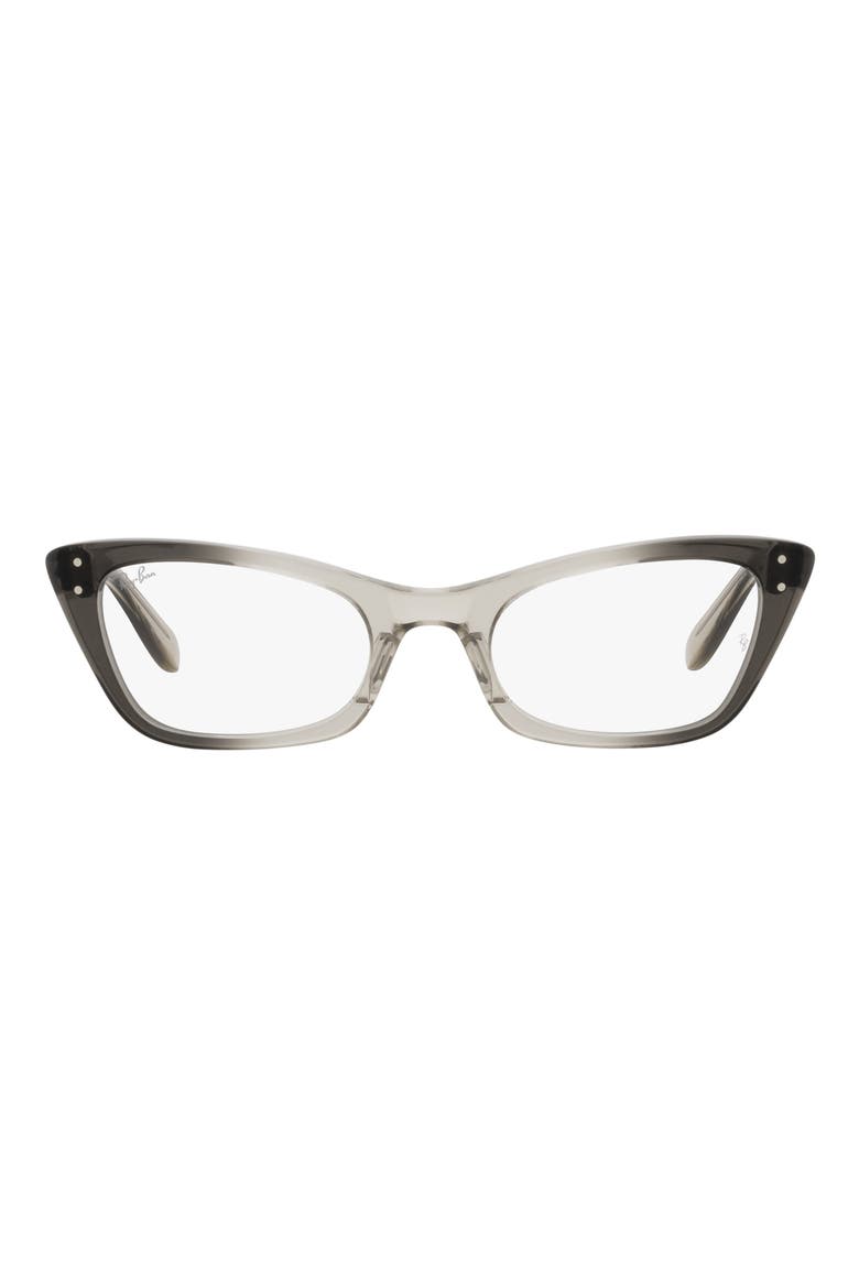 RX5499 47mm Small Cat Eye Optical Glasses, Main, color, TRANSPARENT GREY