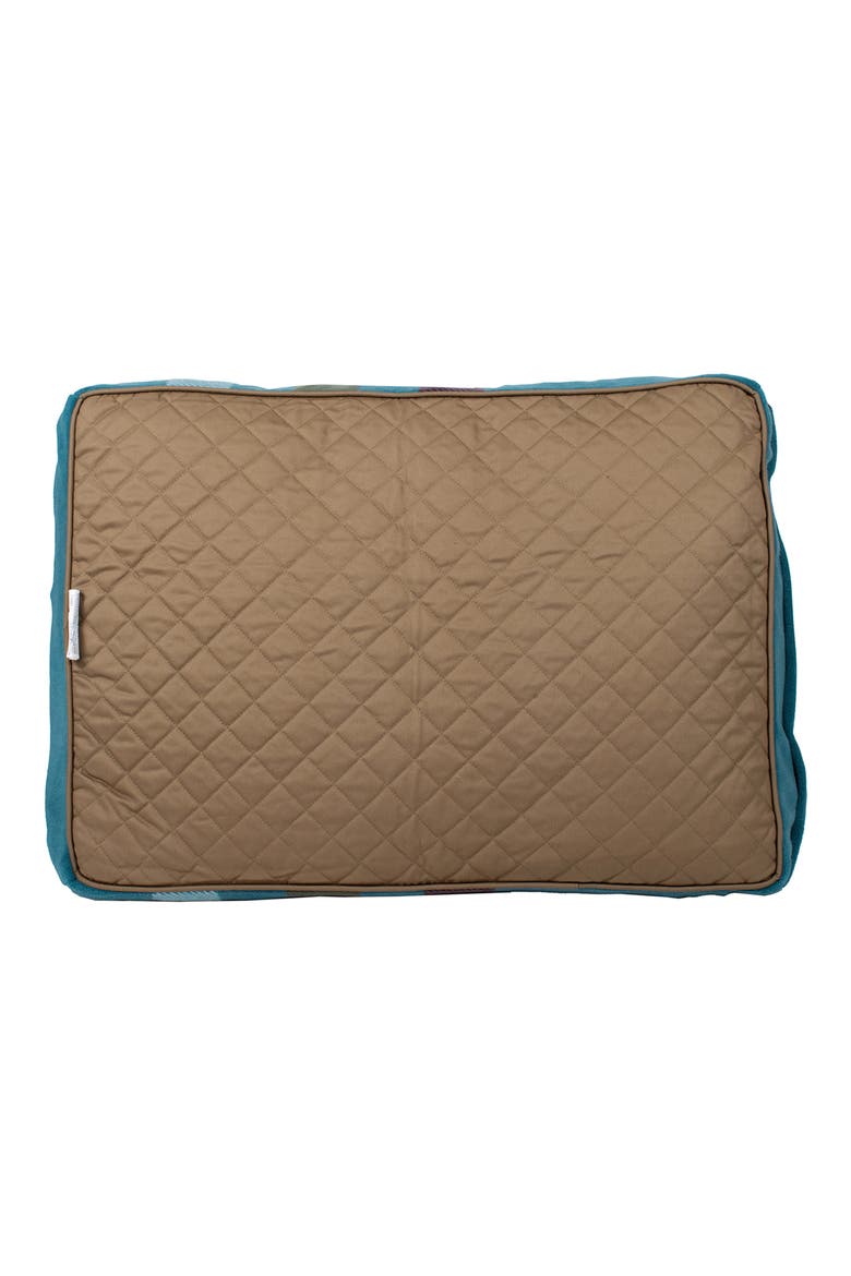 Fleece Napper Pet Bed, Alternate, color, CABIN STRIPE SHALE