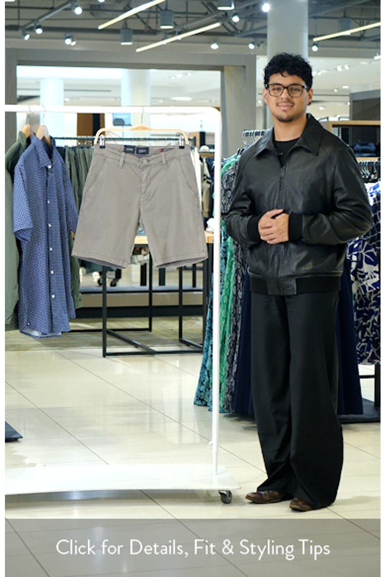 Arizona Slim Fit Flat Front Twill Chino Shorts video