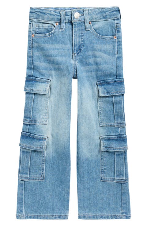 Kids' Relaxed Fit Double Cargo Jeans (Little Kid)