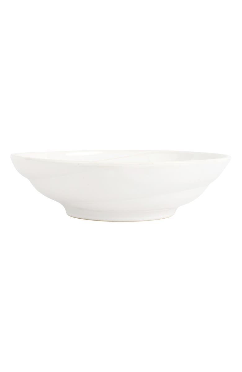 VIETRI Luna Shallow Serving Bowl, Main, color, White